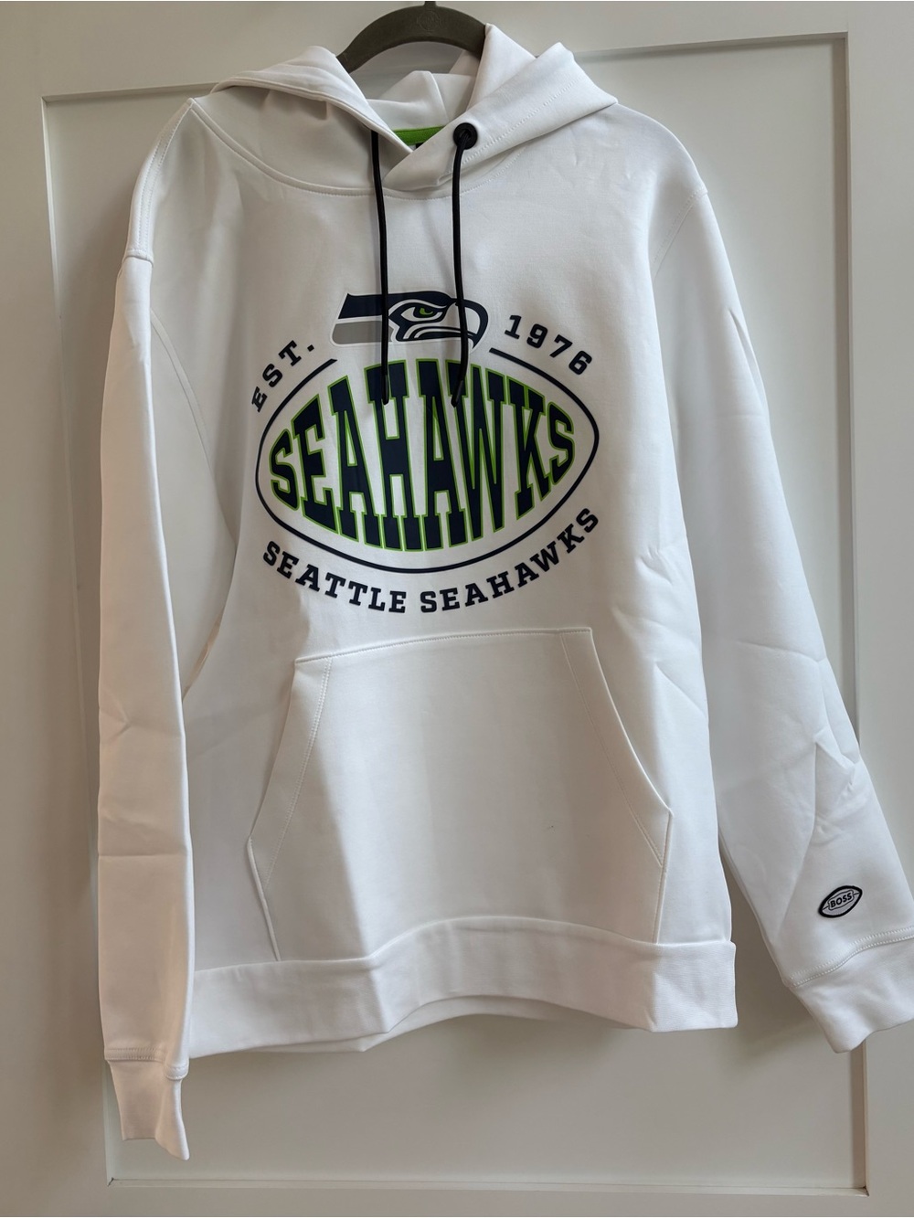 Boss NFL White Seattle Seahawks Hoodie